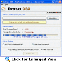 Import DBX into Outlook easily with Extract DBX program
