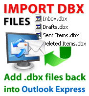 Import Outlook Express DBX Files