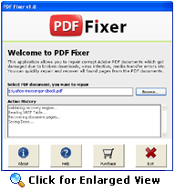 PDF Fixer Program to Fix corrupt PDF Files