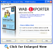 WAB Exporter Program to Convert & Export Outlook Express Contacts to Outlook