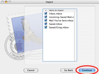 Export IncrediMail mailboxes to Mac Mail