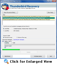Thunderbird Recovery to Recover Thunderbird Emails