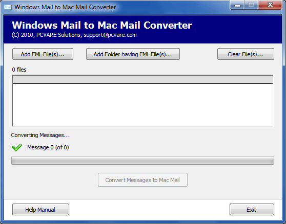 Convert windows Mail to Mac Mail