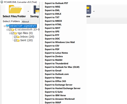 migration of eml multiple emails to multiple formats