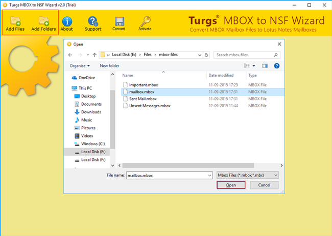 MBOX to NSF Converter 2.0 full