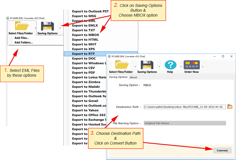 working process of the tool