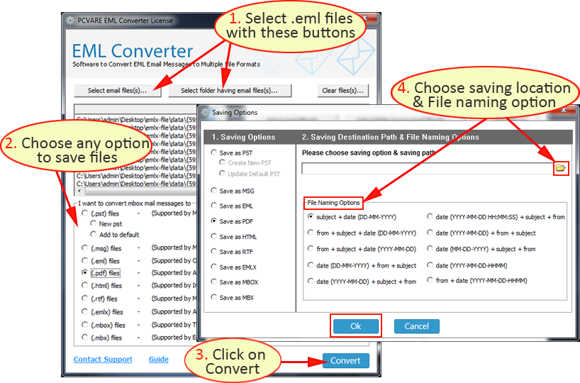 EML Converter screenshot