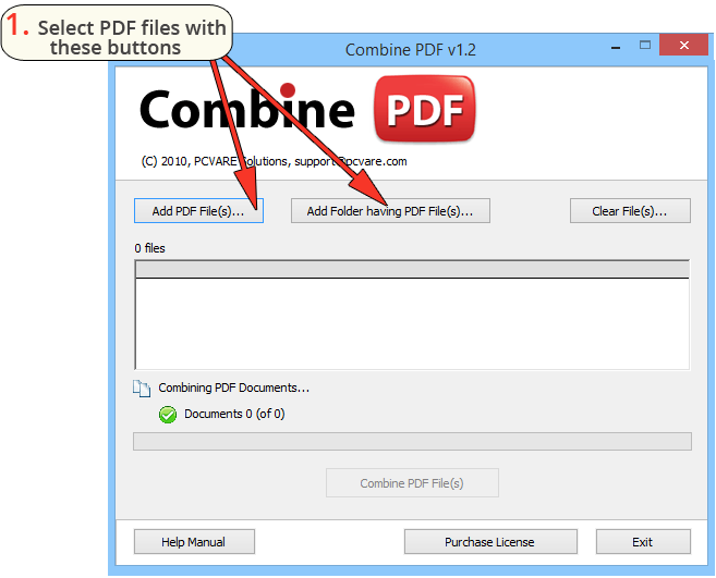 combine pdfs windows